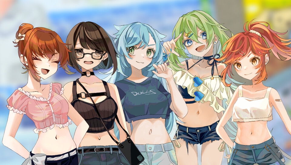 へそ出し少女クリップD1(有料版) – Preview 2