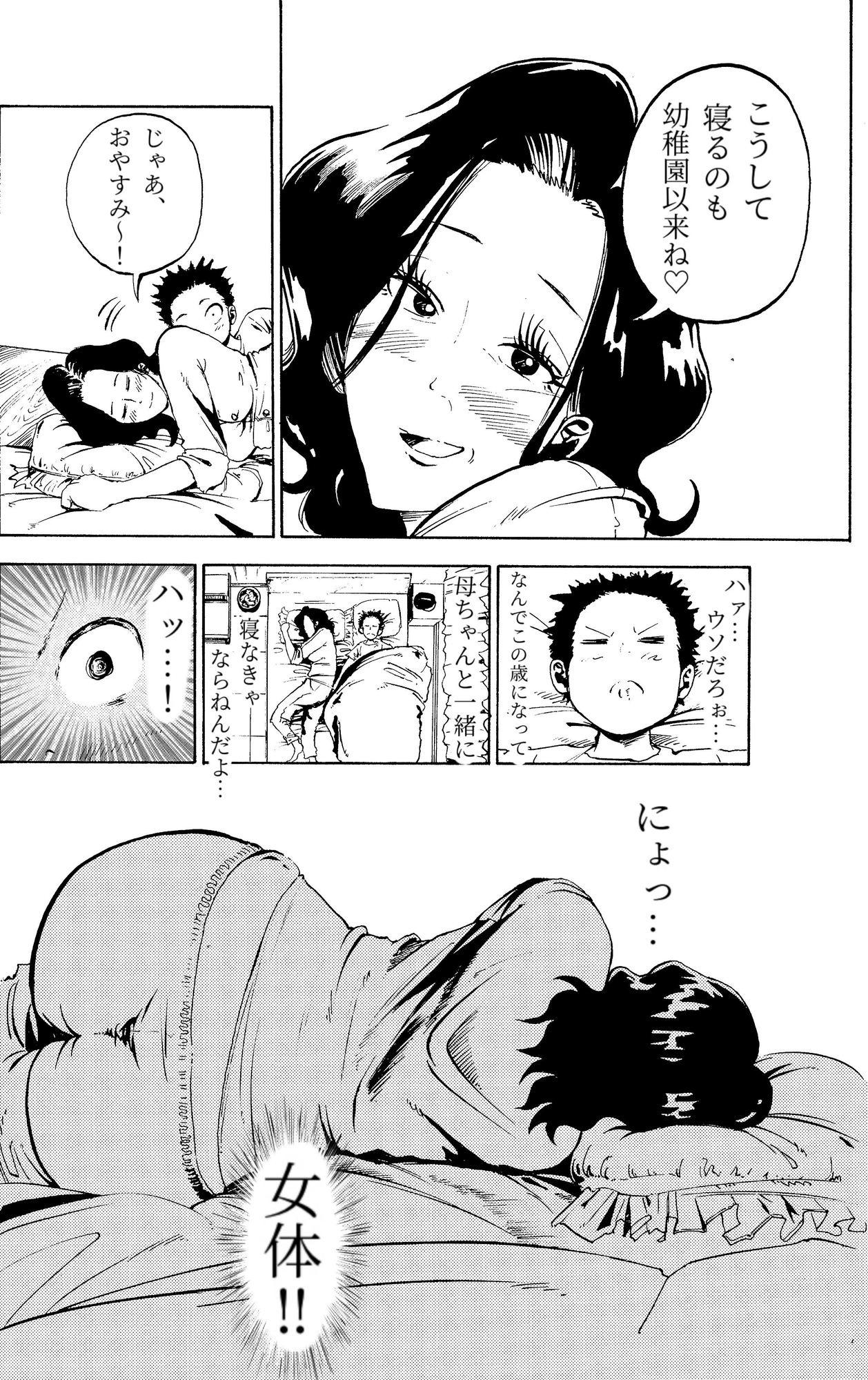 悪いけど…今晩あんたの部屋で寝かせて?から始まる母子相姦 – Preview 3