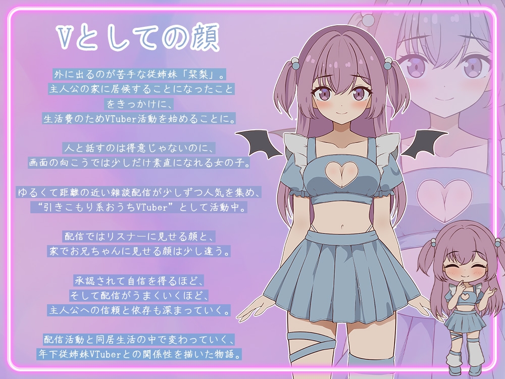 突然同居した従姉妹はVTuberになるらしい-俺だけが知る秘密の素顔-