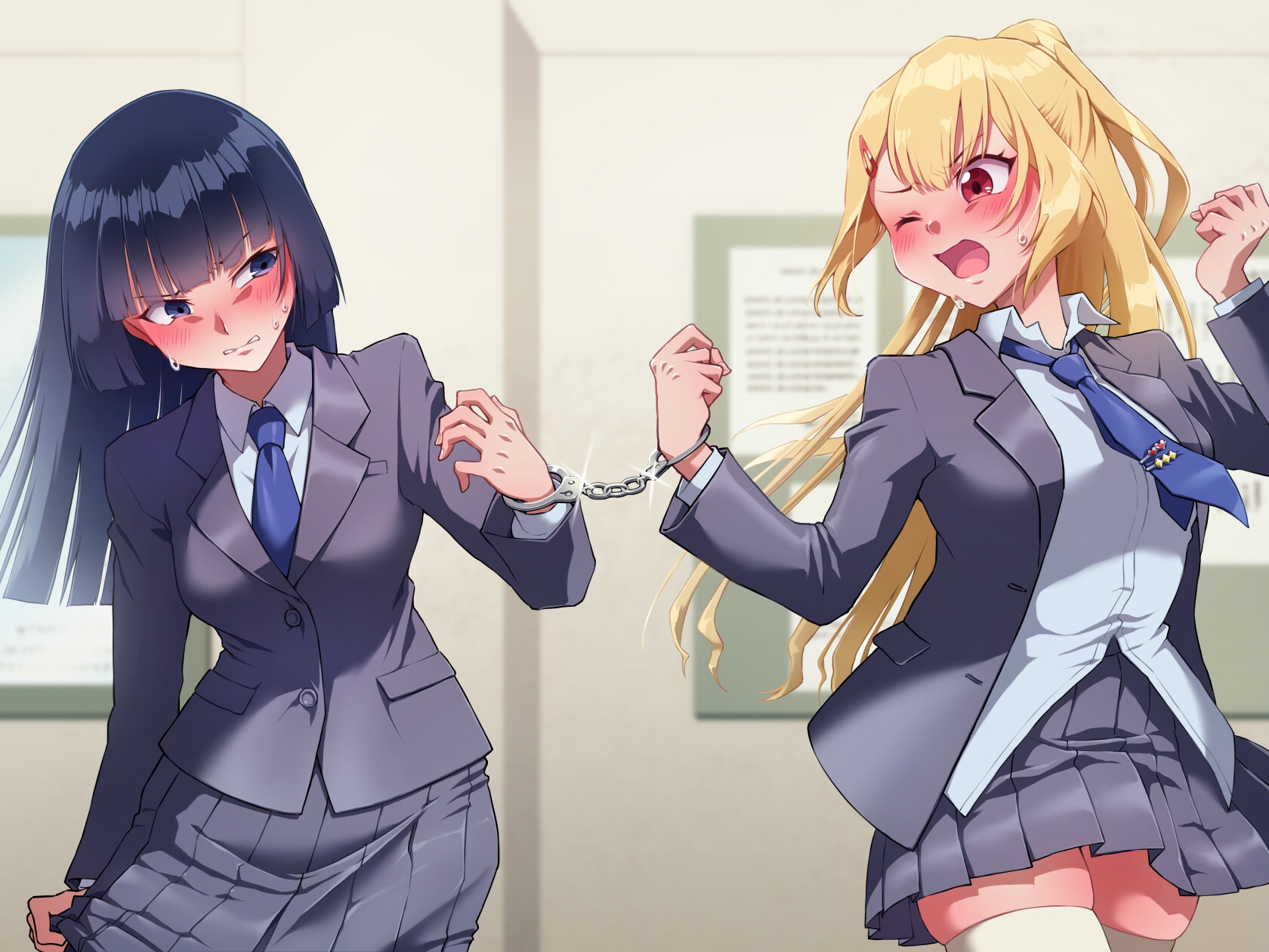 【大スカ+小スカ】手錠と委員長とギャル〜ADV式音声作品〜 – Preview 2