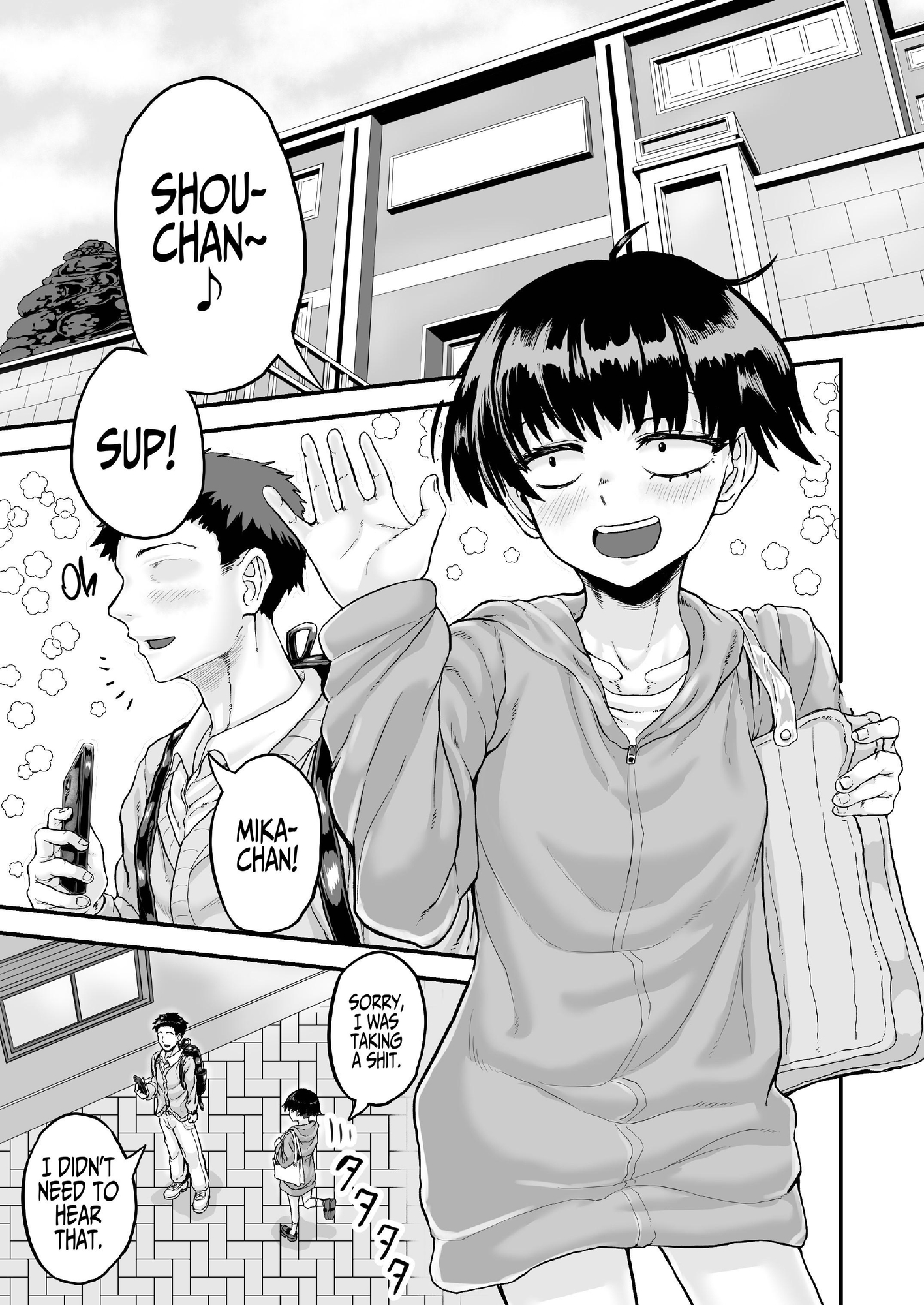 【英語版】風呂に入って来なかったモブ顔カノジョと汗だくセックスする話 – Preview 2