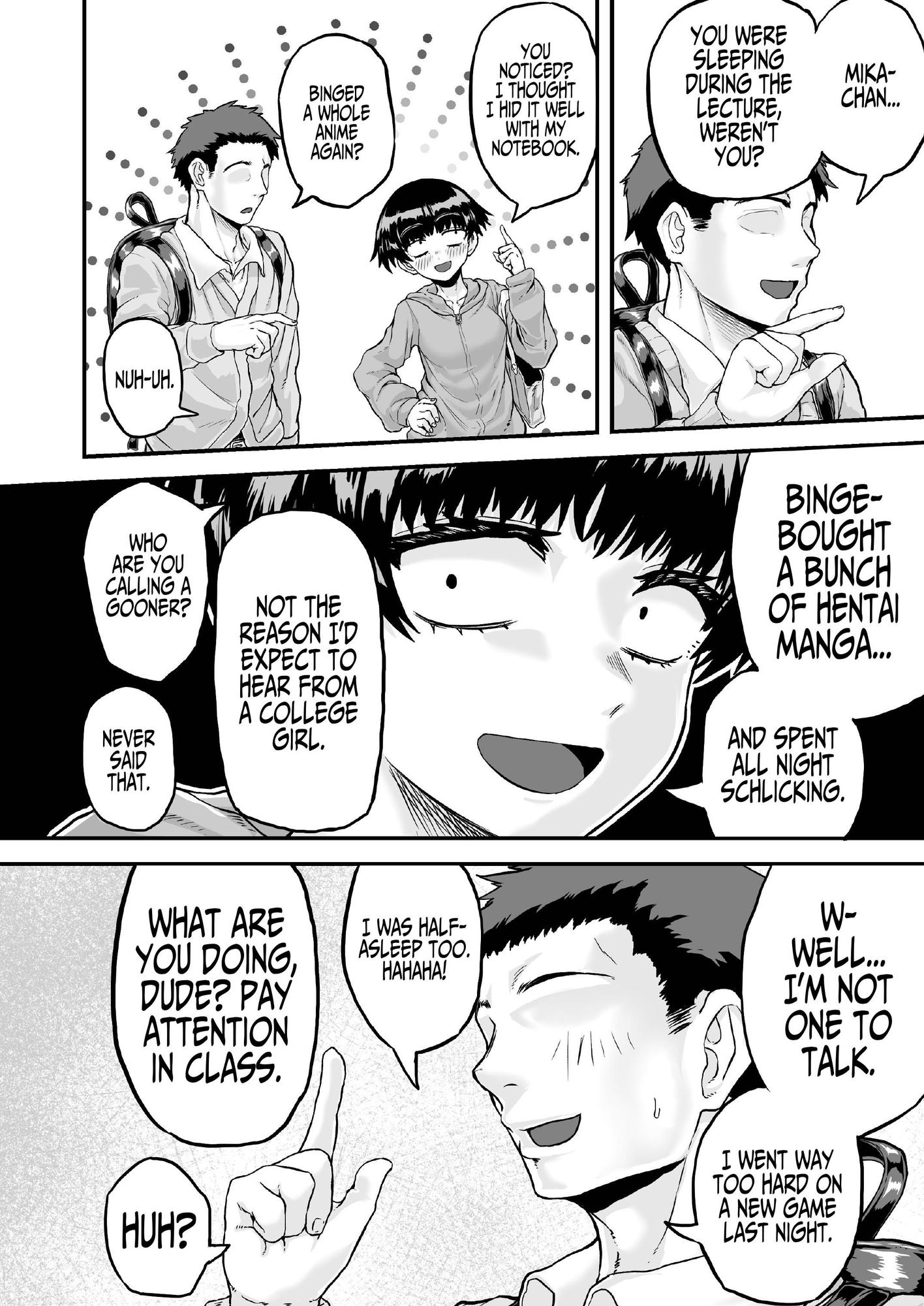 【英語版】風呂に入って来なかったモブ顔カノジョと汗だくセックスする話 – Preview 3