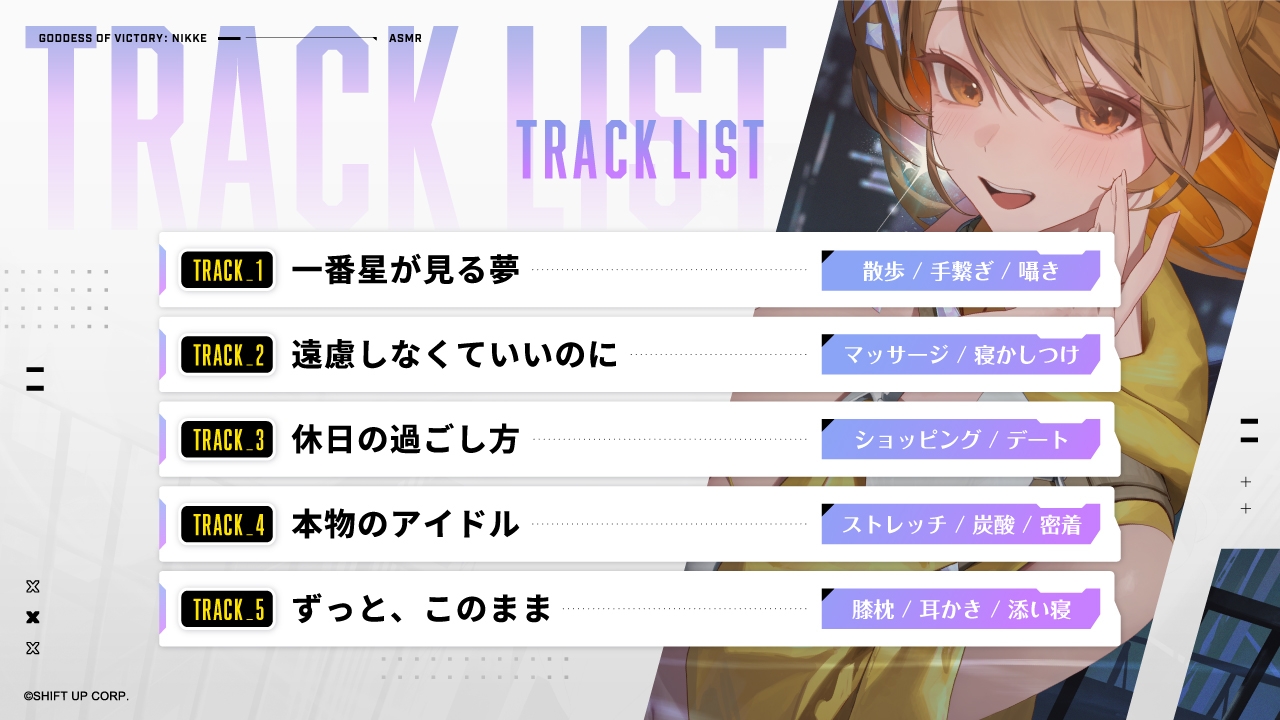 【勝利の女神：NIKKE】ASMR - 宵空の下、君という一番星と共に。【アニス：スター】