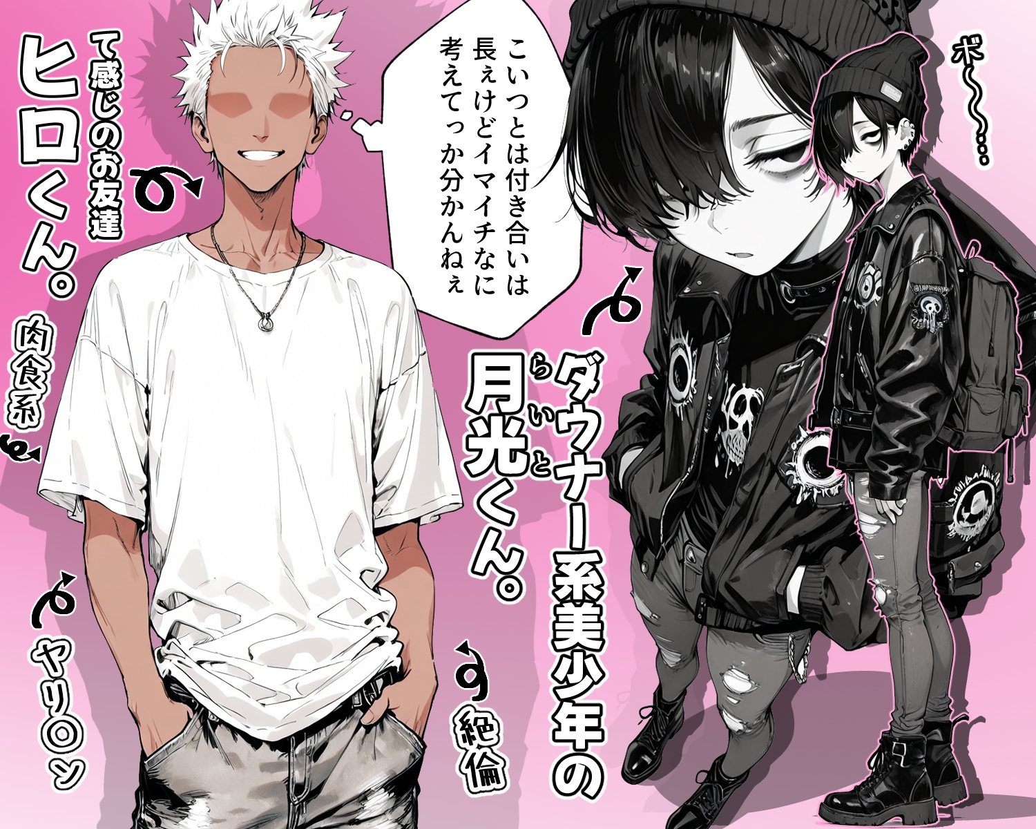 ダウナー系美少年と腐れ縁で行きずりSEX