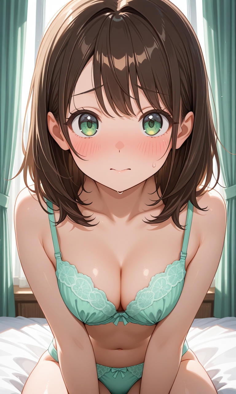 見つめた彼女