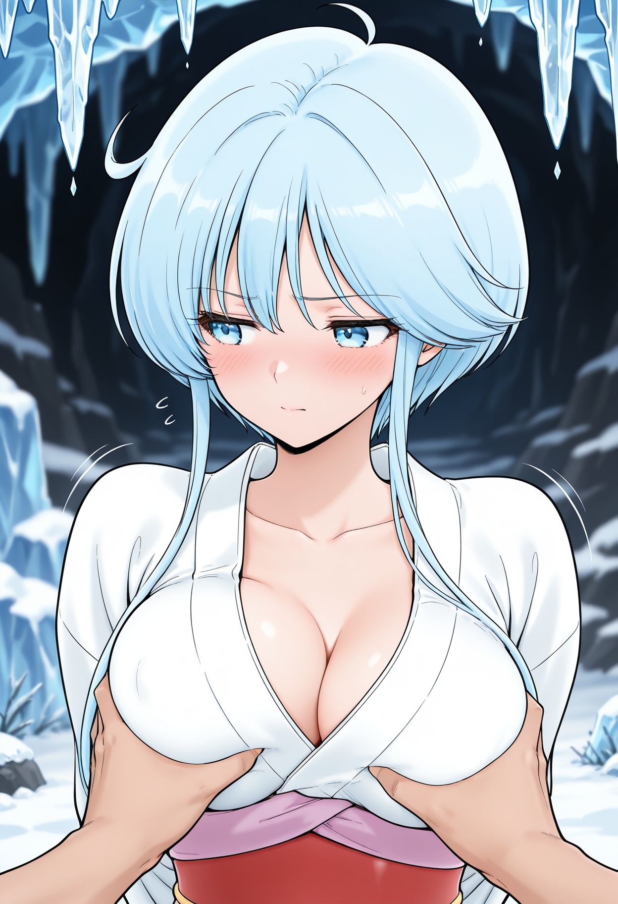 50人の女の子の胸揉み
