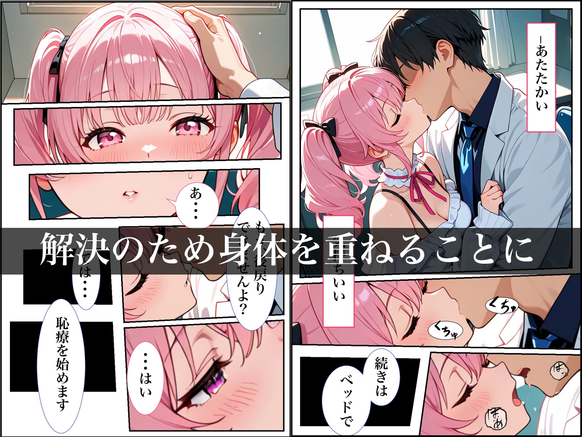 女の子が抱える悩みをいちゃラブSEXで解決する話 恥療室〜来栖桃華〜