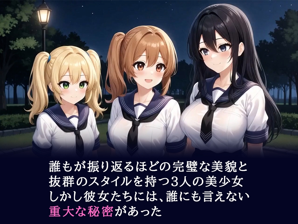 【4K神画質】美しき3人の露出狂