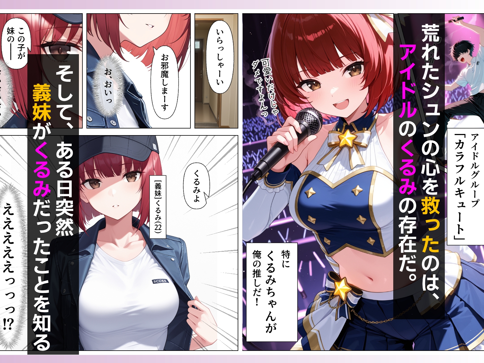 推しのアイドルは義妹⁉︎理性崩壊の禁断背徳セックス