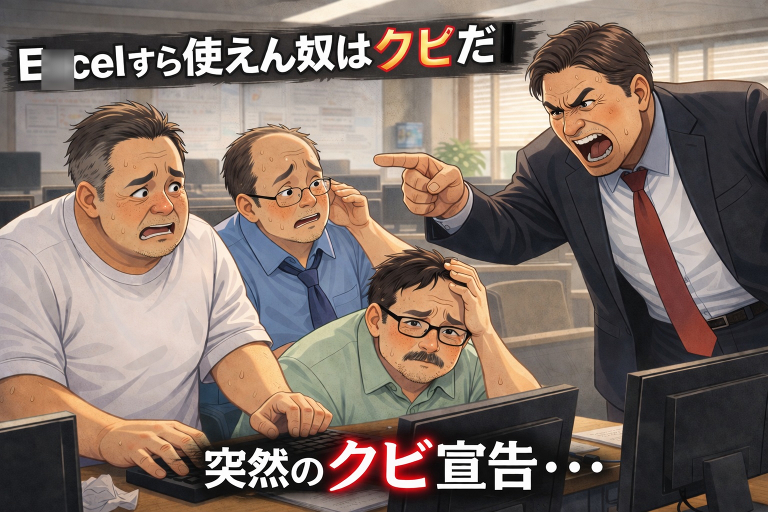 表計算ができないとクビです ～黒瀬真凛の強○補習～