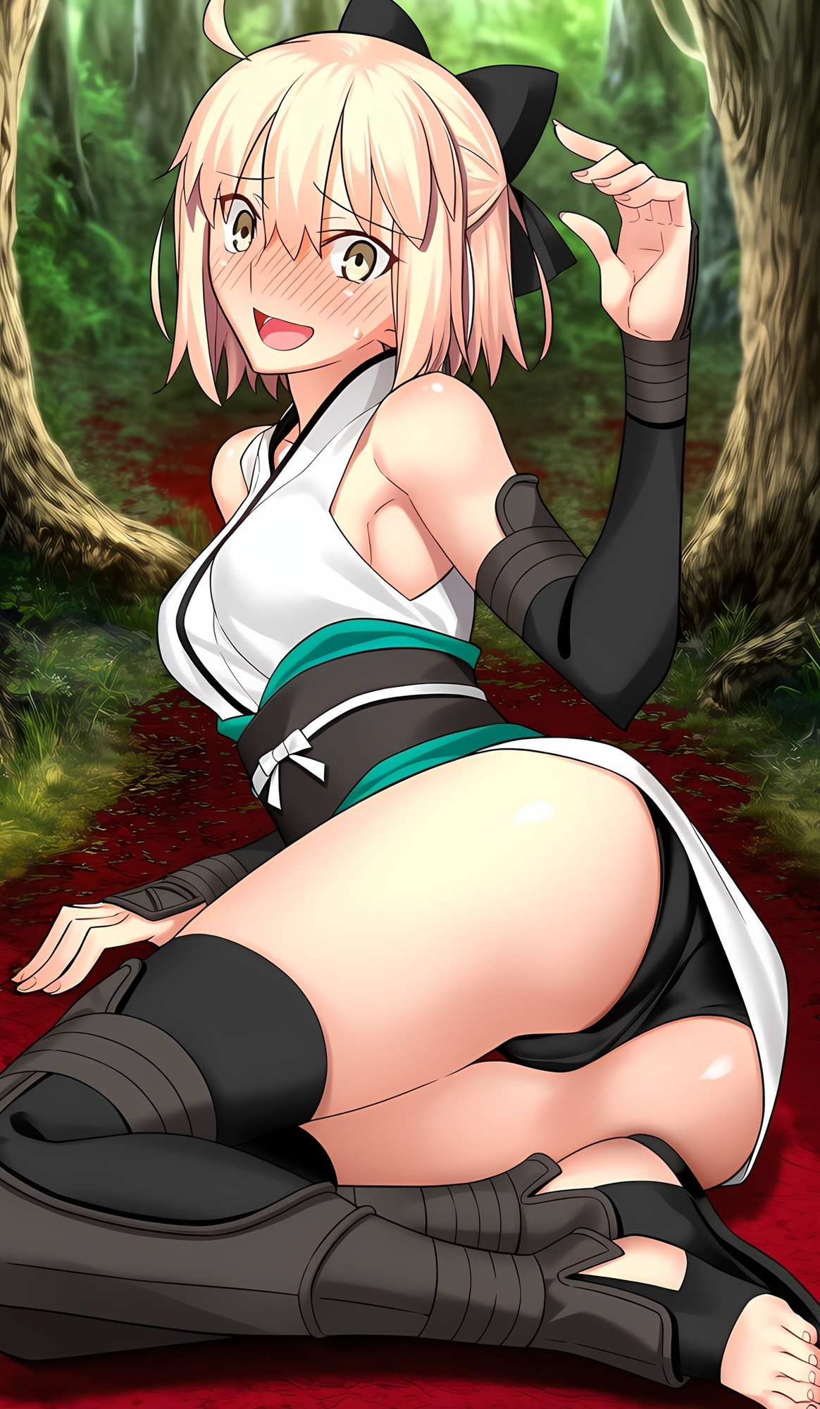 沖田ちゃんのエッチなAIイラスト集