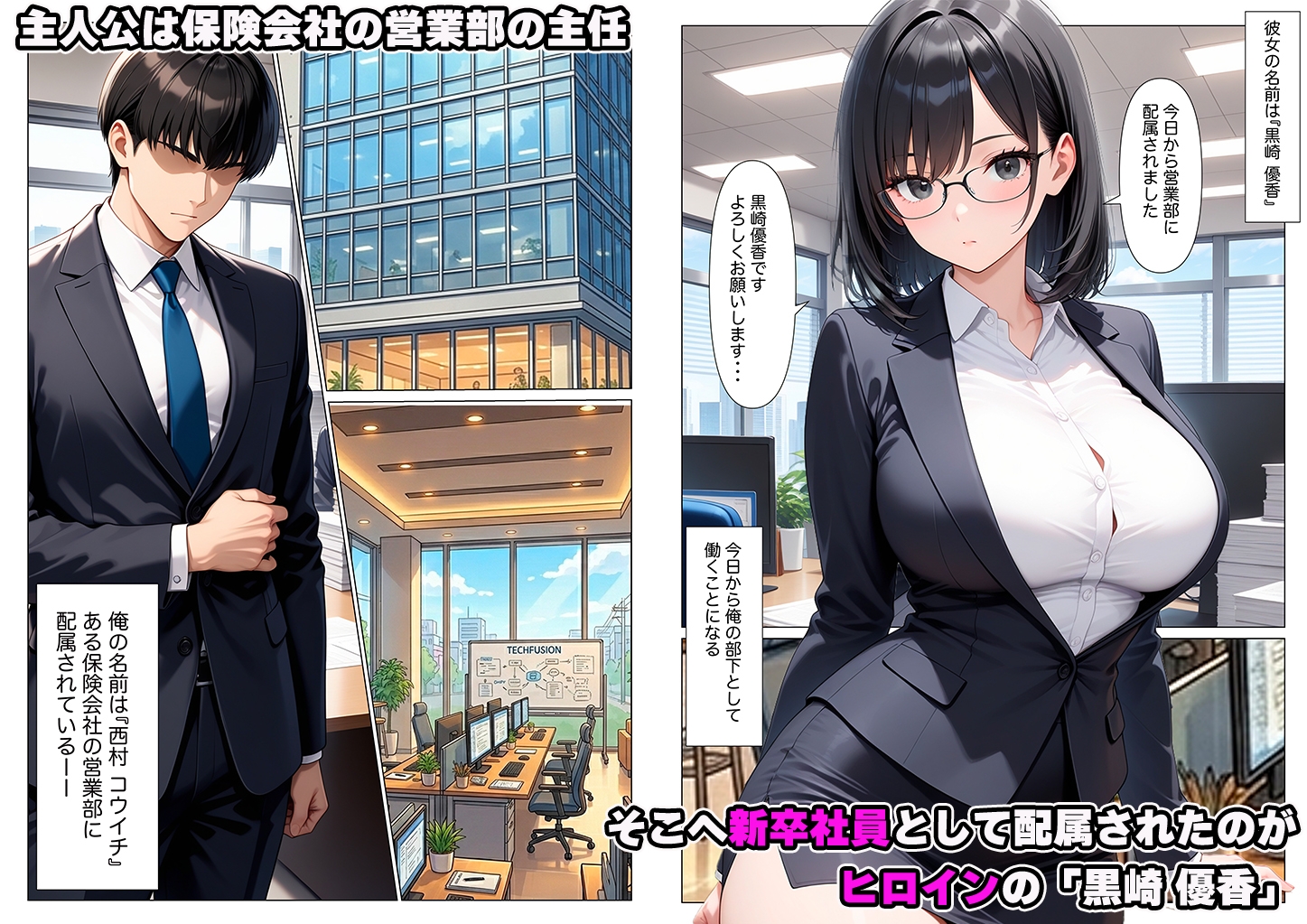 セックスレスで性欲爆発寸前の僕が真面目な新卒社員に射精管理されてしまう話