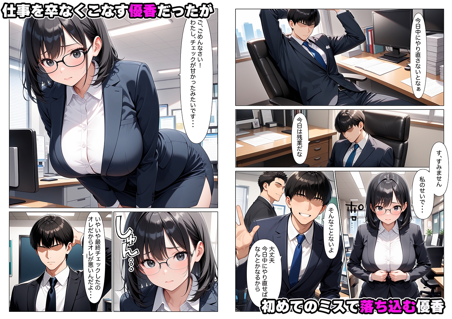 セックスレスで性欲爆発寸前の僕が真面目な新卒社員に射精管理されてしまう話