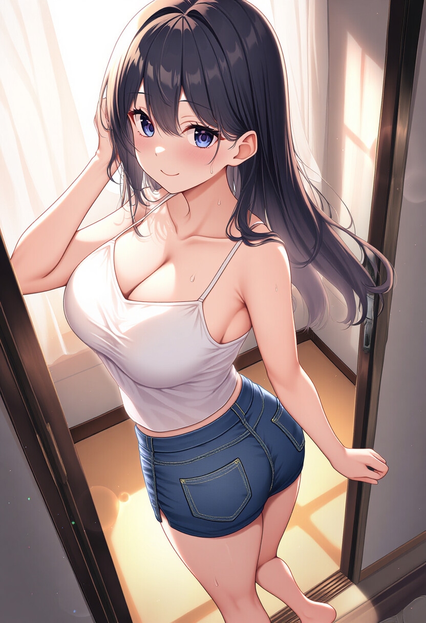 隣のお姉さんが僕だけのメスになる夏 ～汗だく密着イチャラブ中出し性活～ – Preview 2