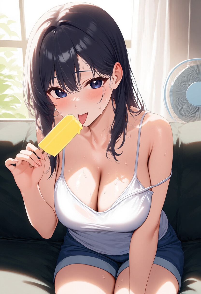 隣のお姉さんが僕だけのメスになる夏 ～汗だく密着イチャラブ中出し性活～ – Preview 4