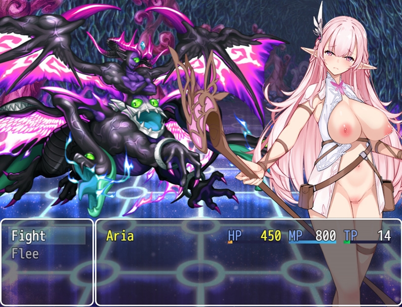 Aria, horny Elf Princess
