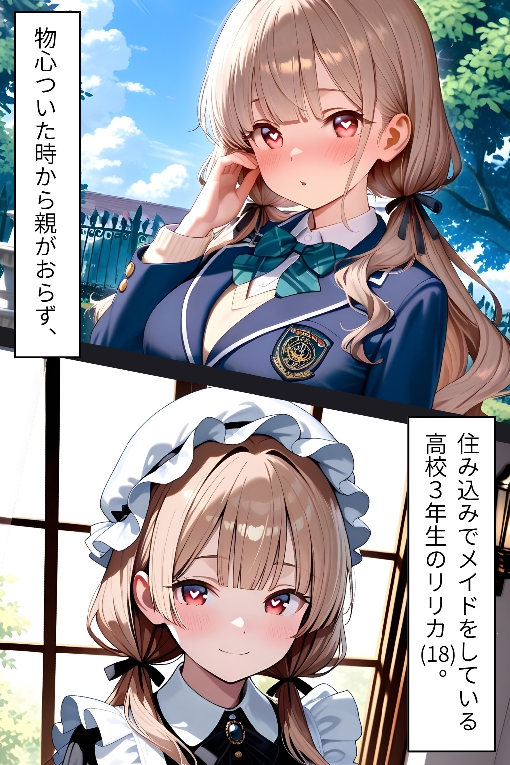 お化け屋敷の住み込みメイド 〜 ご主人様の命令は絶対♡どんどんエッチにされちゃう開発日記(前編) 〜