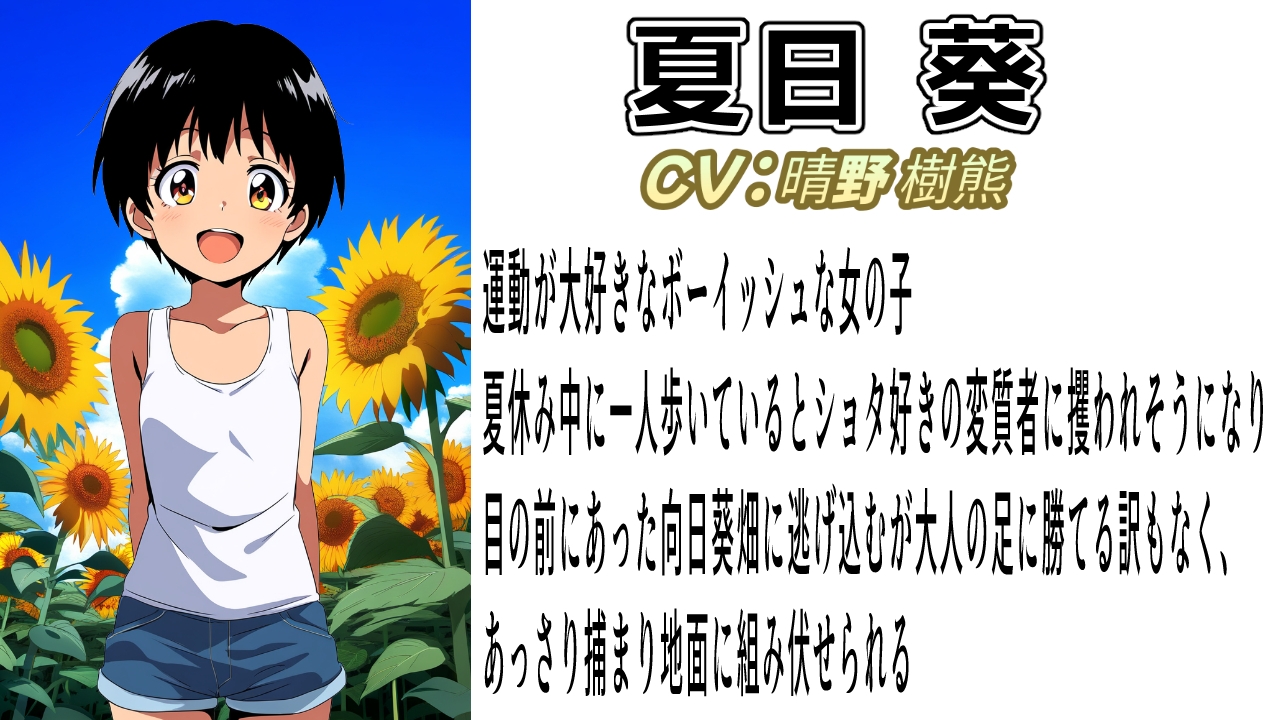(出演声優4名)春夏秋冬レ○プ〜どこにでもあるありふれた被害〜