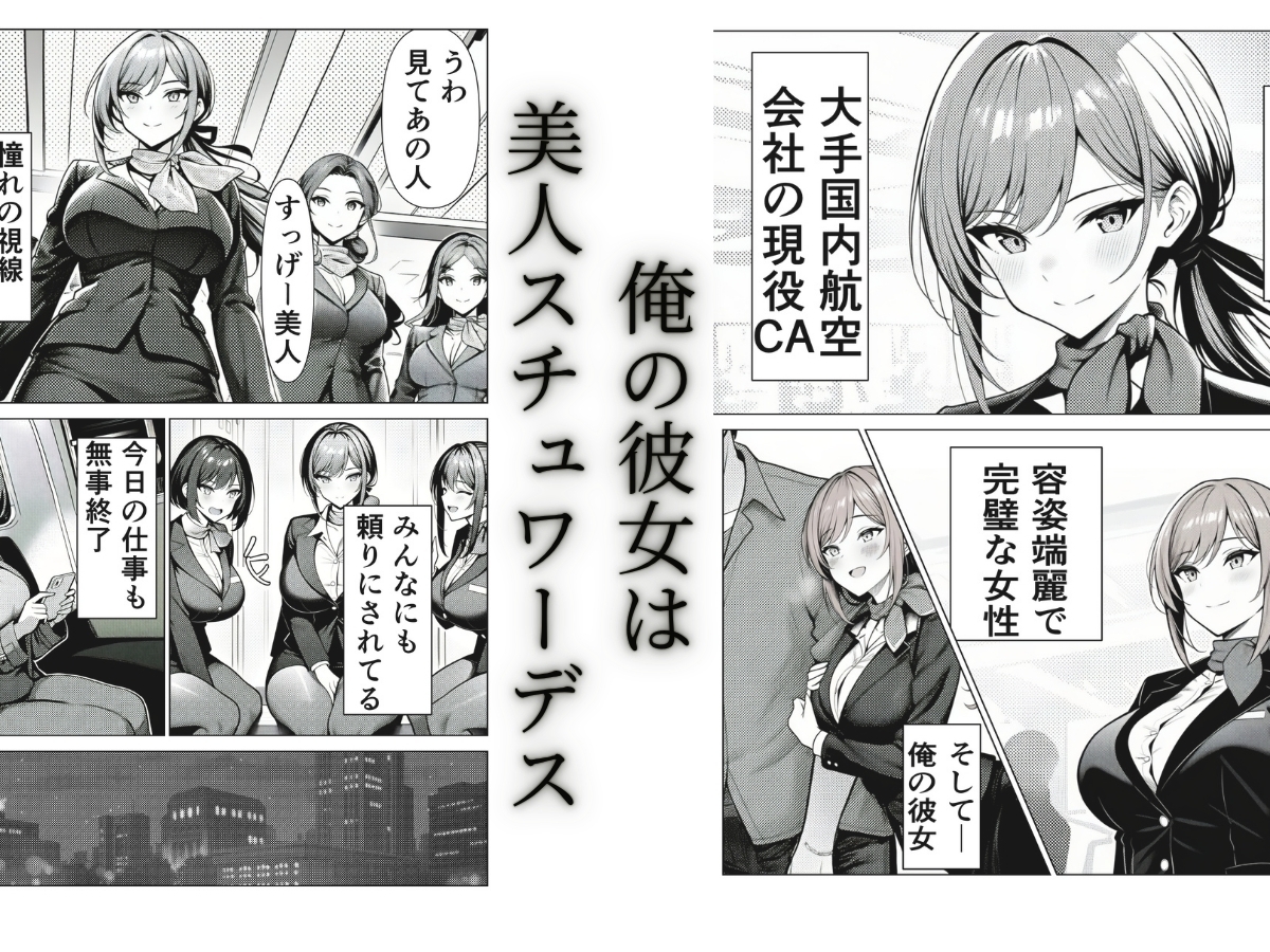 清楚CAの寝取らせ調教録 ～他の男に抱かせたらちんぽ中毒になった僕の彼女の話～
