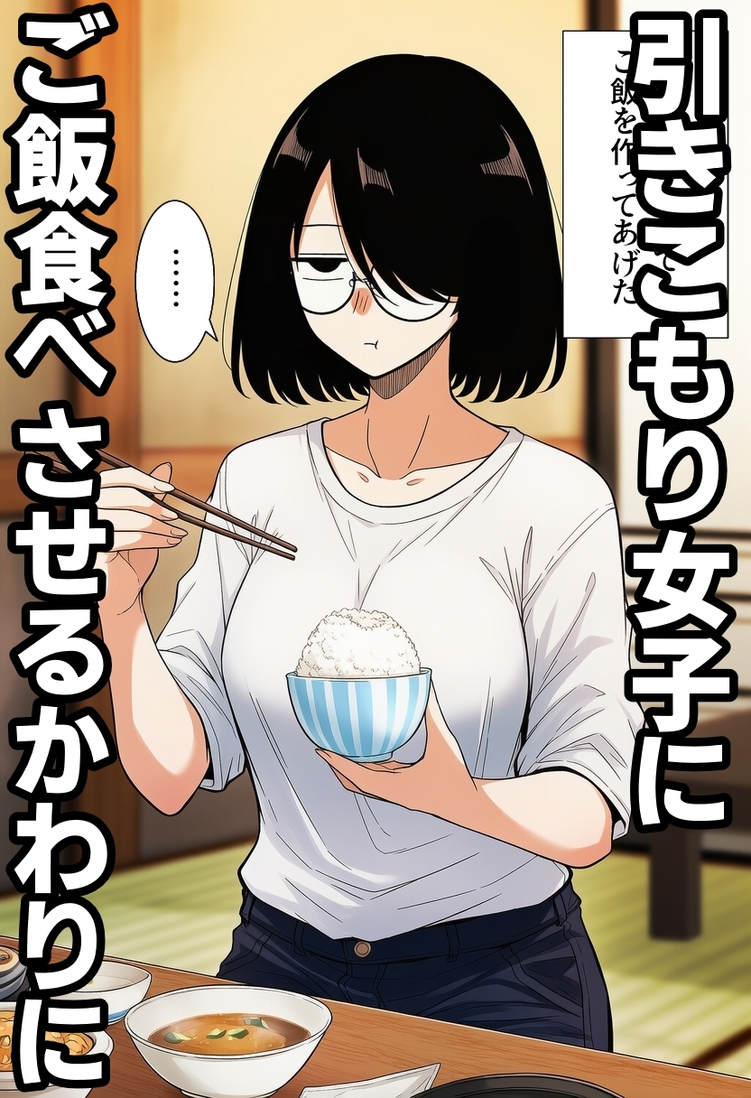 引きこもり女に餌付けしてたら、セックスさせてくれるようになった。