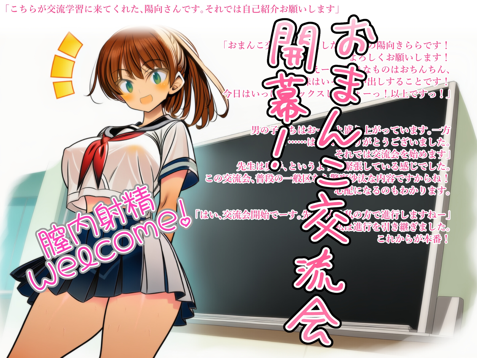 私たち性教育特区から来ましたっ！おまんこ交流会で種付け孕ませ大乱交しようよっ♡