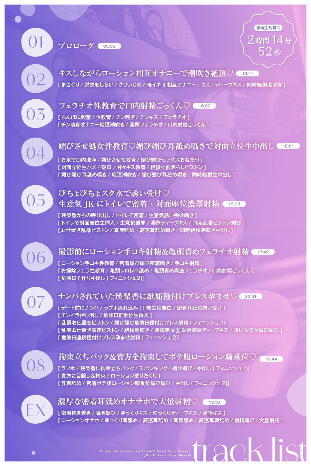 【媚び媚び性教育3】奴○として売られていた大人気モデル・低音ダウナーJKを虜にするお話【耳舐め誘い受け媚び】 – Preview 5