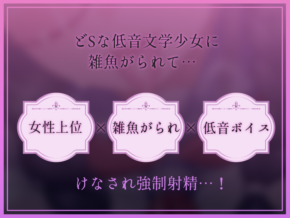 【低音雑魚がられ】雑魚～ザコがられながら叡智な文学少女に貶され続ける～