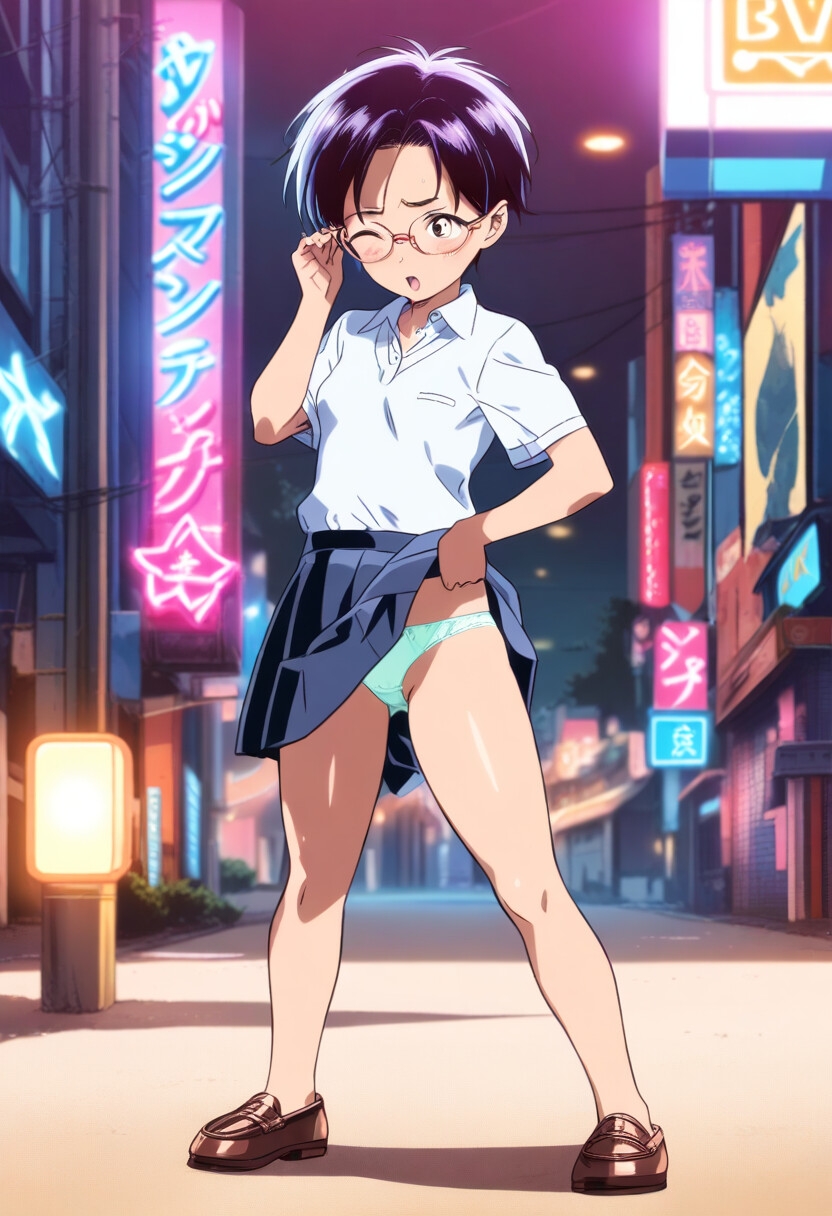 ボーイッシュなメガネっ娘特集