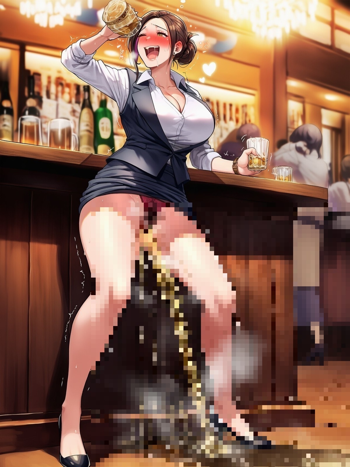 酒癖が悪い女のオシッコ痴態 – Preview 2