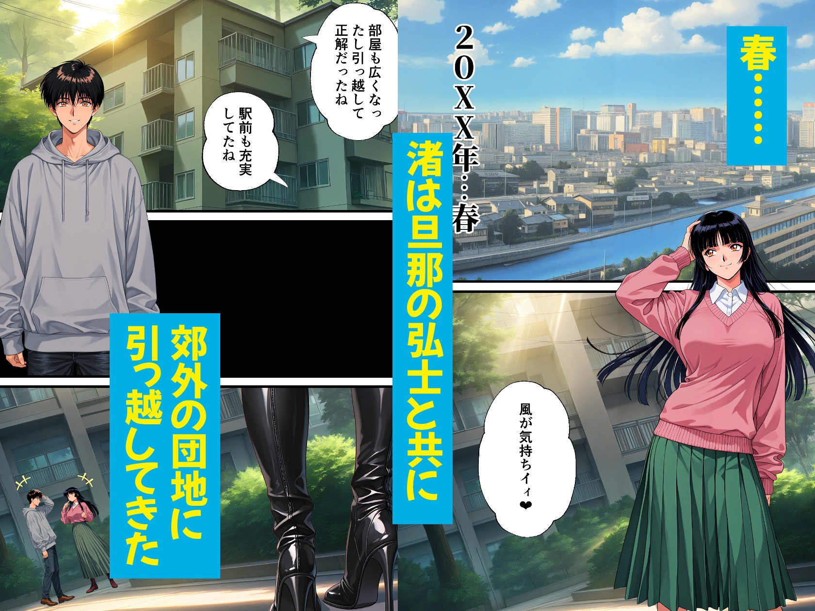 団地妻NTR2 -過程(Side B)-～清楚妻が淫乱ビッチ妻に堕ちるまで～