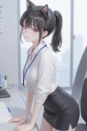 猫耳女子社員