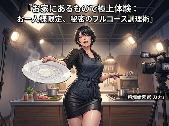 『お家にあるもので極上体験:お一人様限定、秘密のフルコース調理術』 – main preview