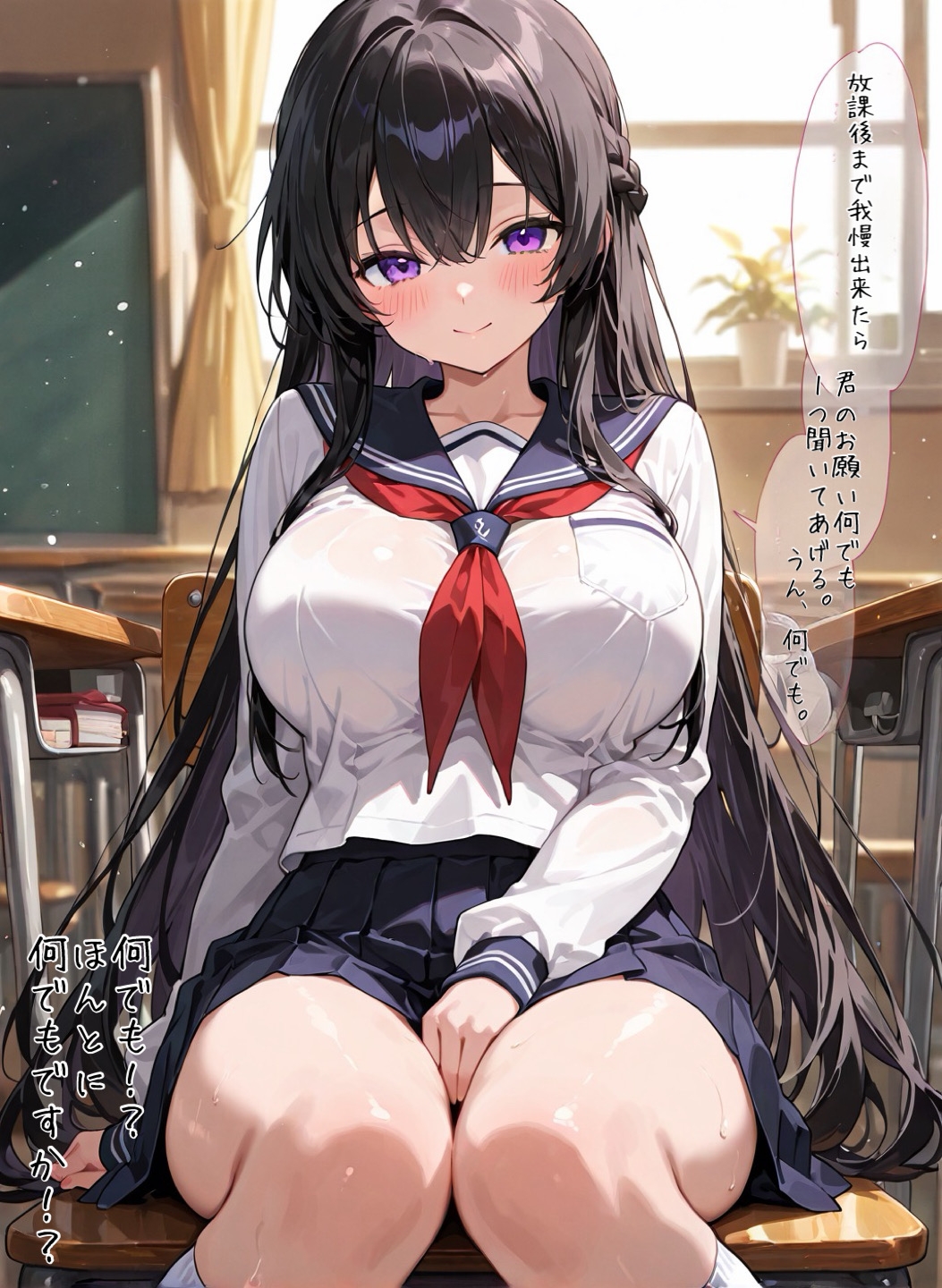 巨乳で痴女な先輩(J〇)が意外と余裕がなくて可愛すぎた件。