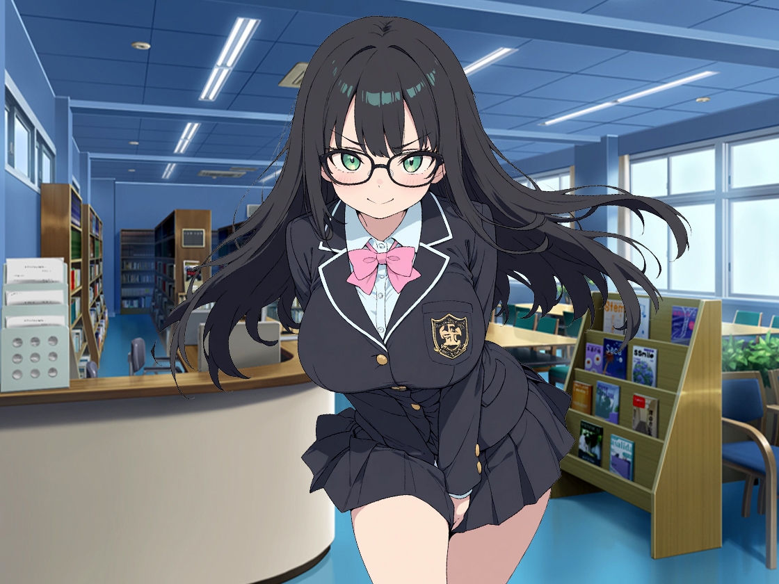 ダンジョン最深部女王に負けてVR最強勇者は図書室でケツ穴ペットになる！ダウナー美少女図書委員にマゾメス堕ち – Preview 6