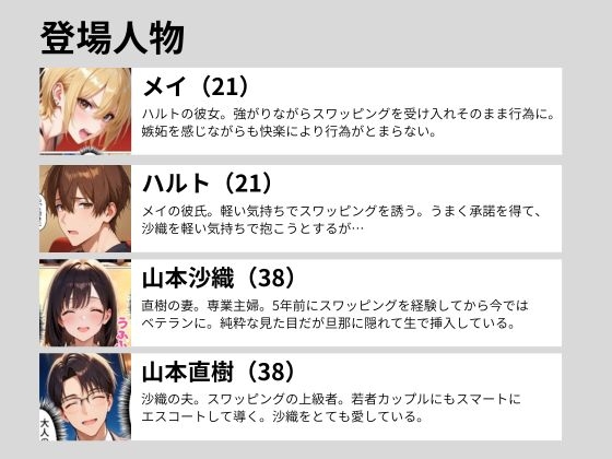 初めてスワッピングしたら色んな感情が入り乱れてすごく乱れた(メイ編)