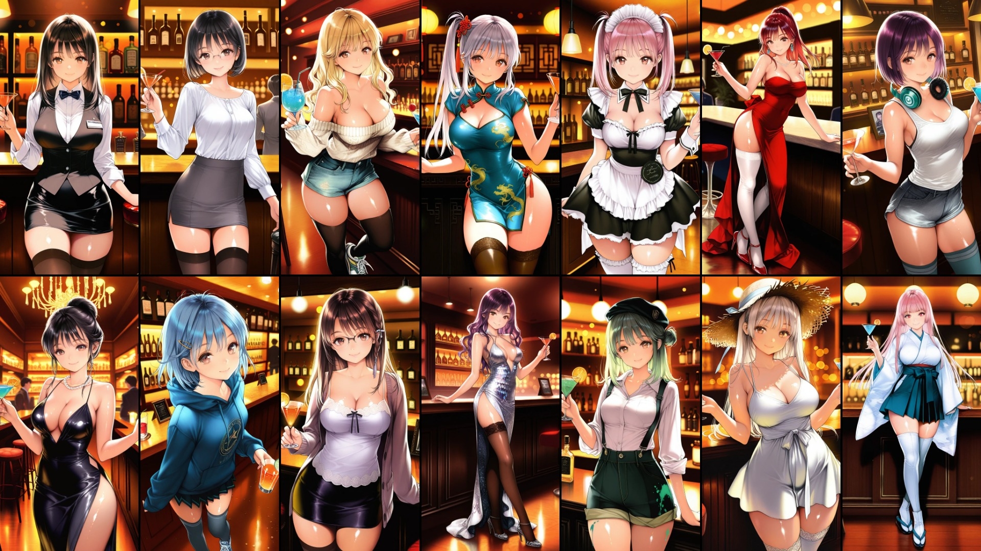 Tipsy Drop ～14人のほろ酔いバーガール～