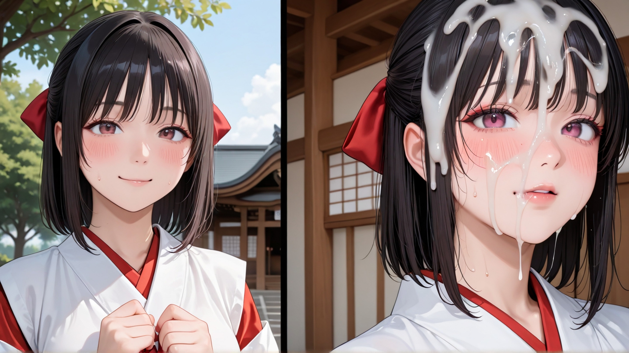 ぶっかけ巫女