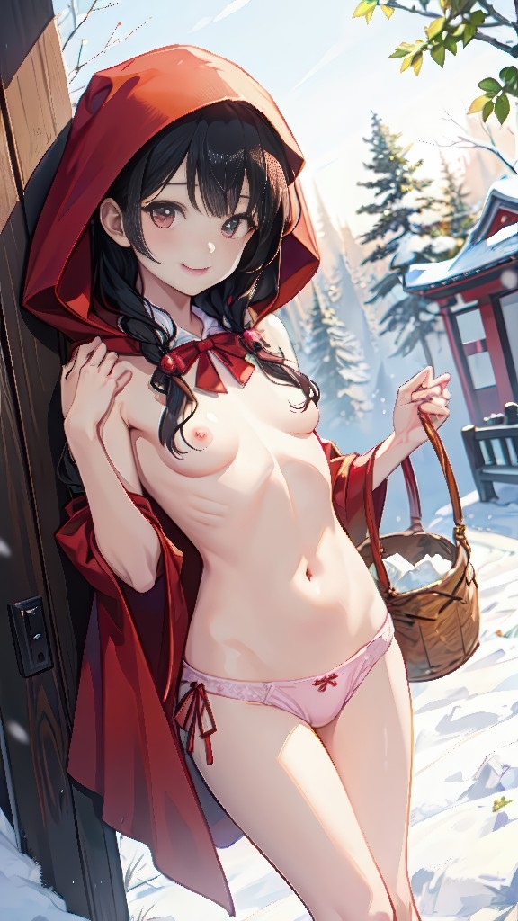 セクシーあかずきんパンチライラスト – Preview 2