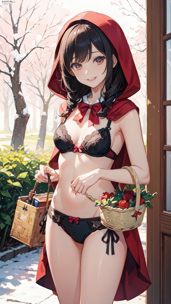 セクシーあかずきんパンチライラスト – Preview 6