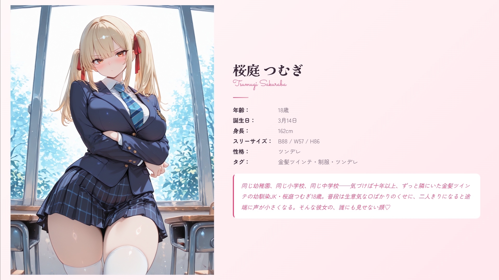 桜庭つむぎ18歳〜金髪ツインテールの生意気JKと秘密の放課後〜 – Preview 2
