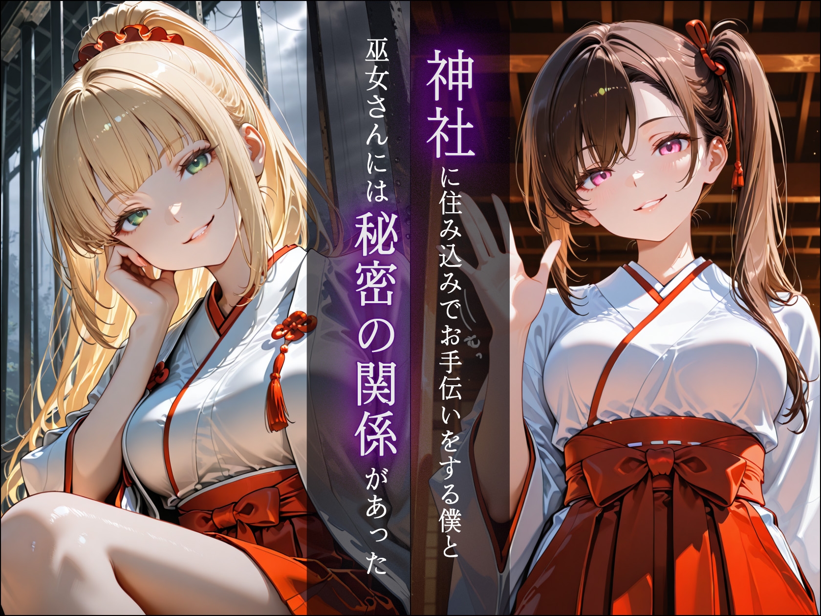 ドSな巫女様の下僕になって搾精されまくる話