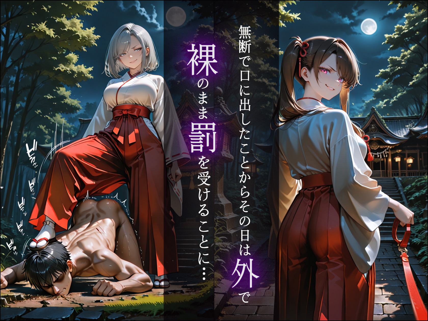ドSな巫女様の下僕になって搾精されまくる話