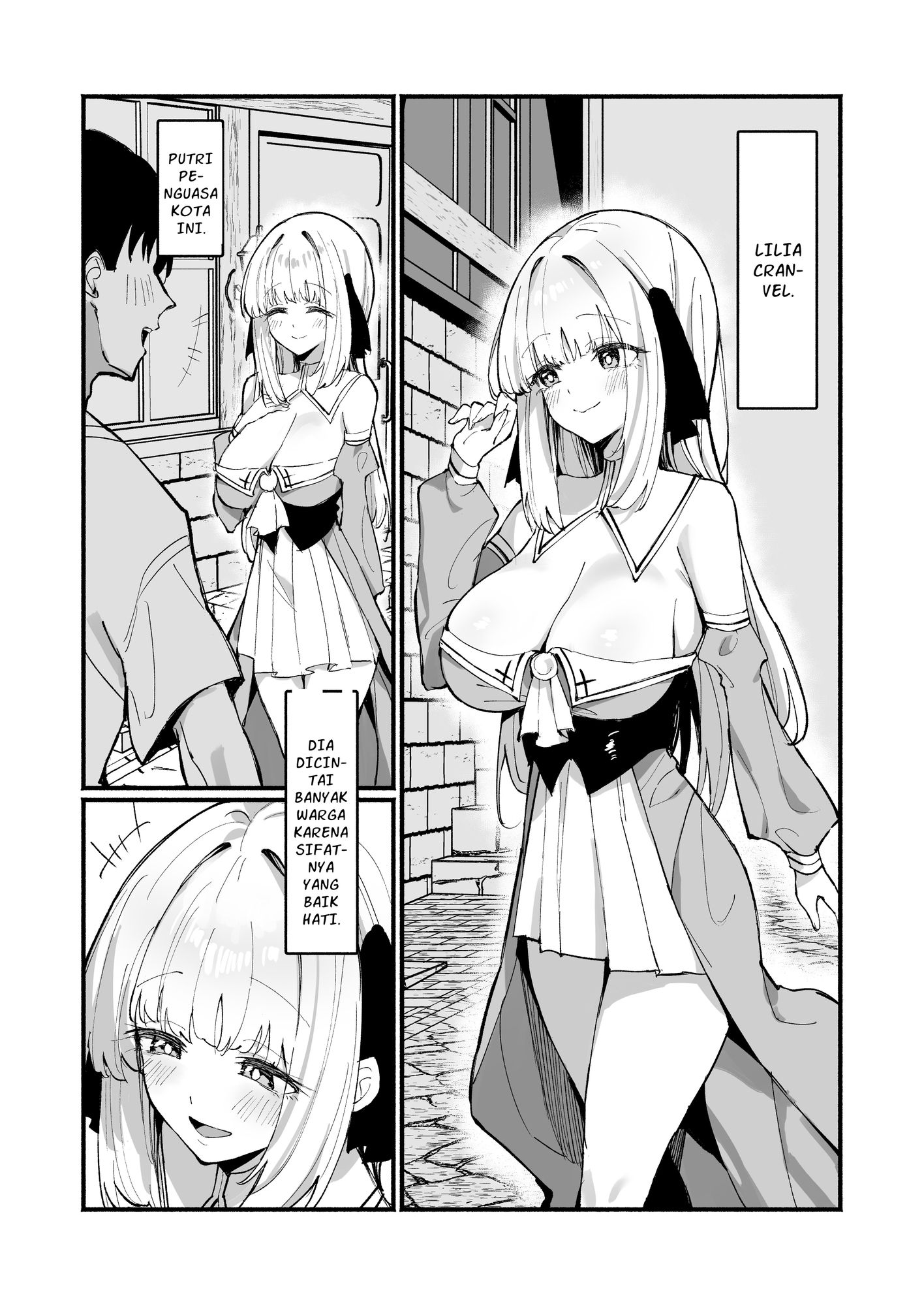 【インドネシア語版】お嬢様完全敗北。2～男達の憧れの貴族娘が、いつでも飼い主ち◯ぽを受け入れるようになるまで～ – Preview 2