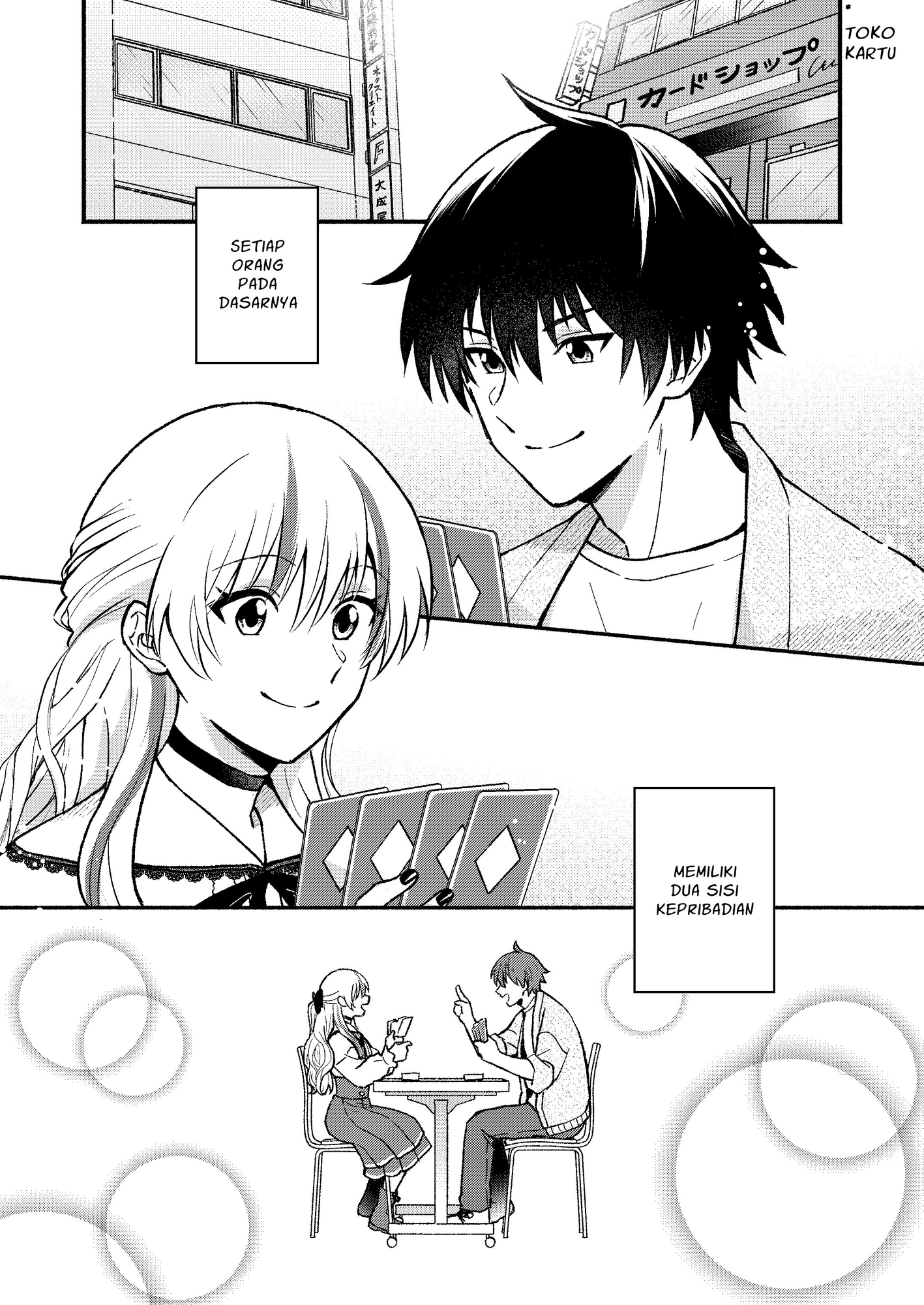 【インドネシア語版】後輩ギャルが札束デッキで子供を煽り散らすクソカスカードゲーマーだった件 – Preview 2