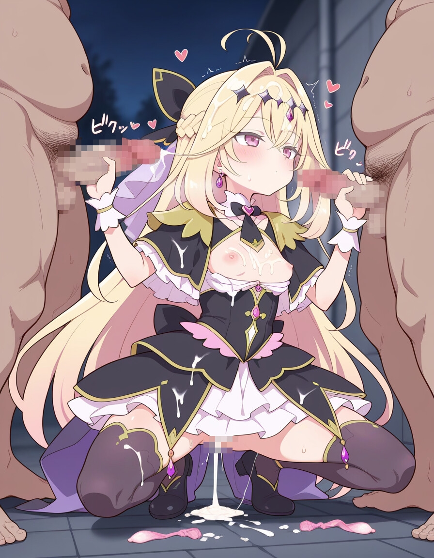 ◯ュアアルカナ・シャドウの集団性活 〜バニー/スク水〜 漫画風イラスト集 – Preview 4