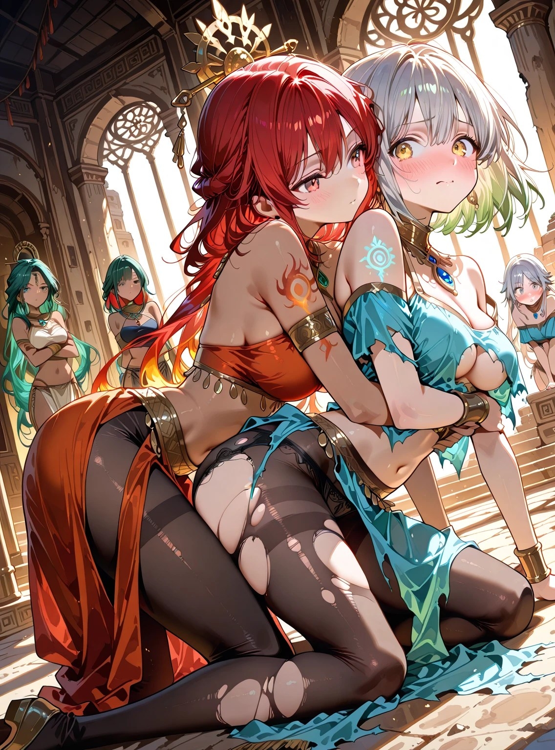 黒タイツ美少女イラスト集7聖職者編