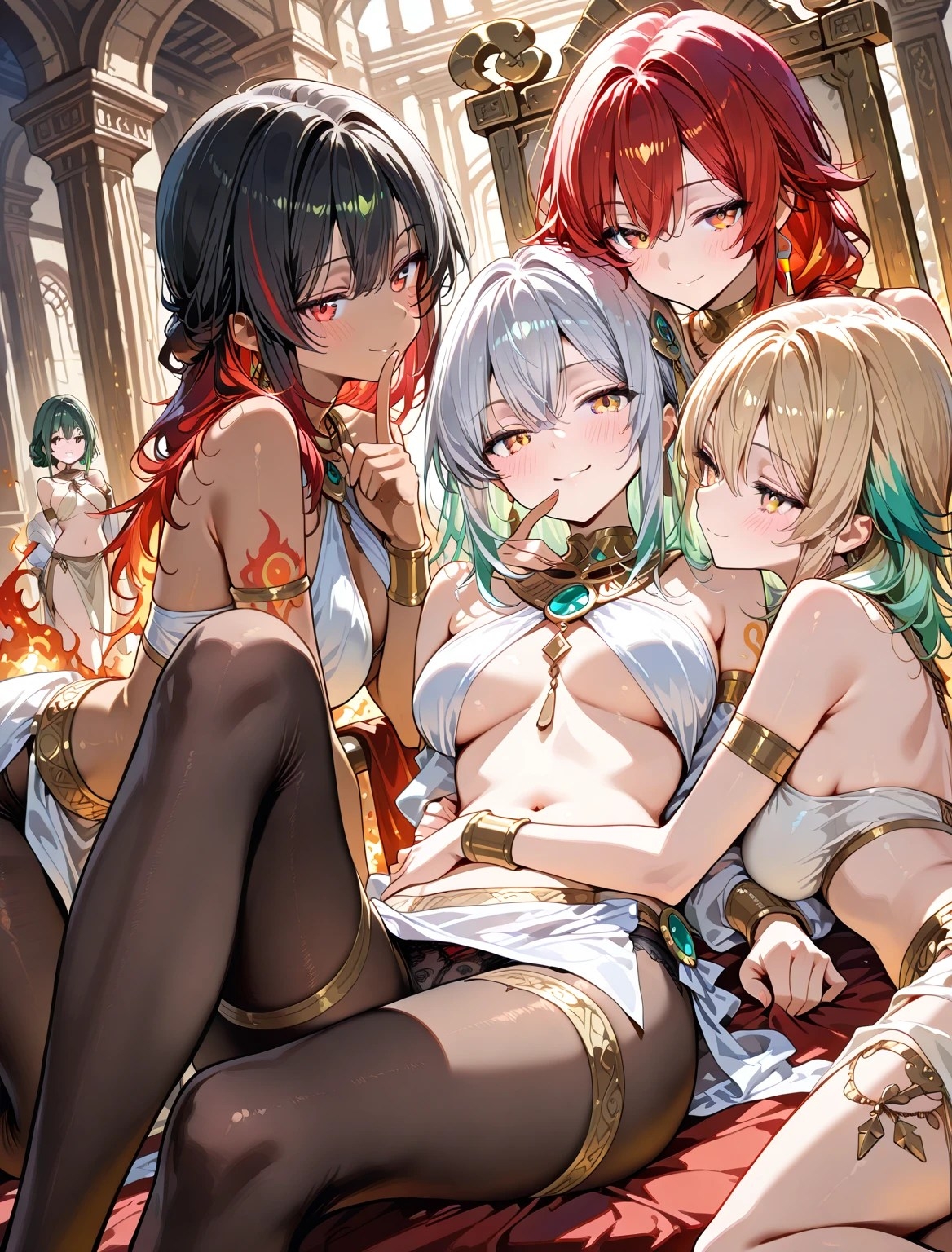 黒タイツ美少女イラスト集7聖職者編