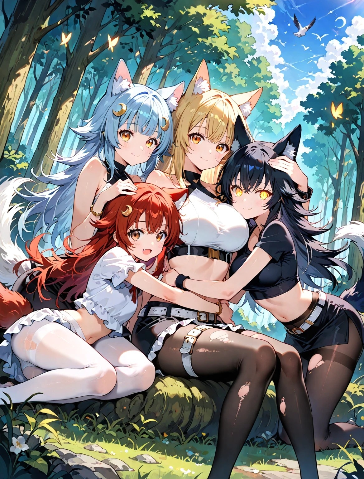 黒タイツ美少女イラスト集8モン娘編