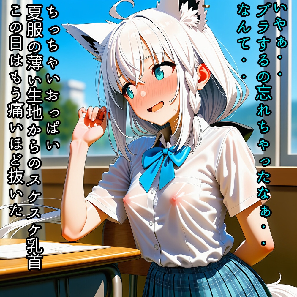 隣の席の子が俺にだけおっぱいとか見せてくれる