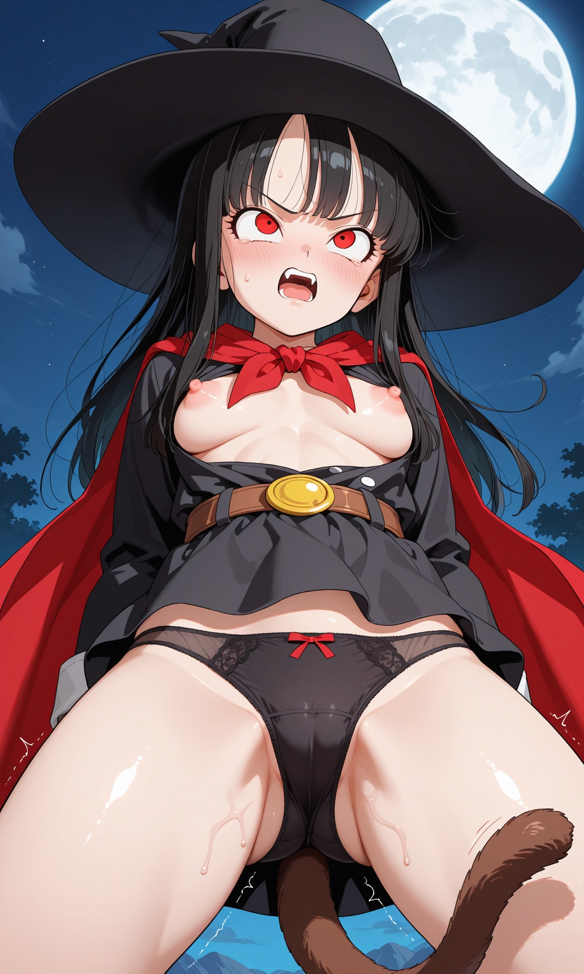 満月を見て大猿化する魔法使いちゃん – Preview 3
